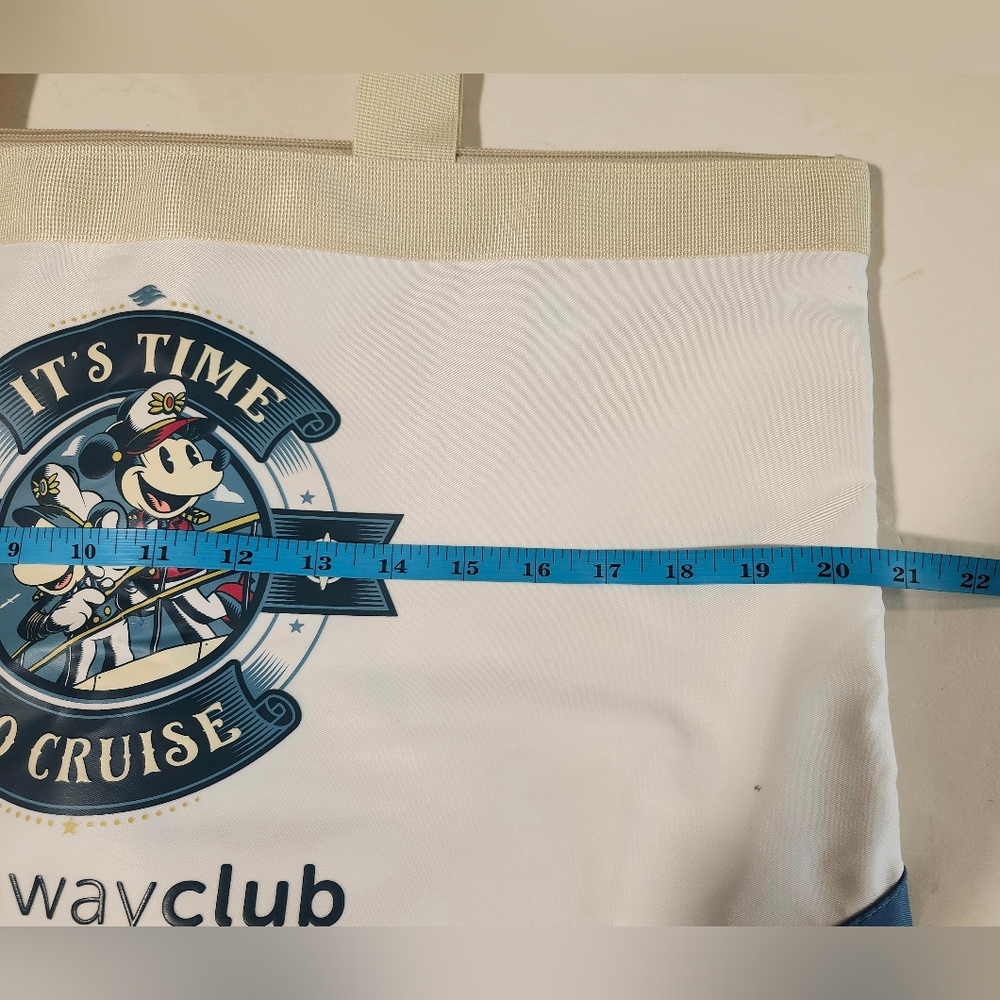 Disney Cruise Line Castaway Club Tote Bag It’s Time To Cruise Magic 2024 - Picture 7 of 9